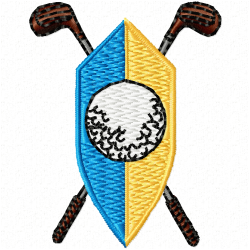 Golf Embroidery Design 8 Golf Embroidery Design 8